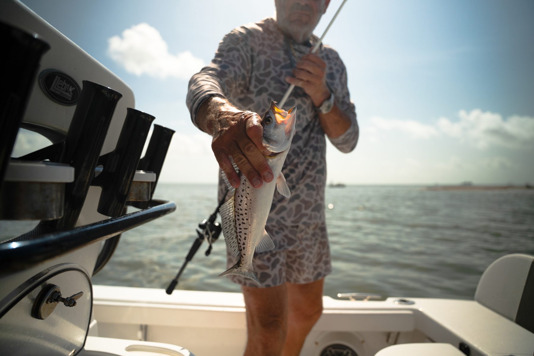 Redfish on the water